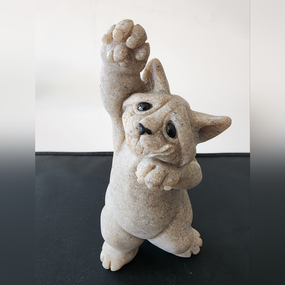 Second Nature Design Quarry Critters Cat Figurine Little Caz 5.5"